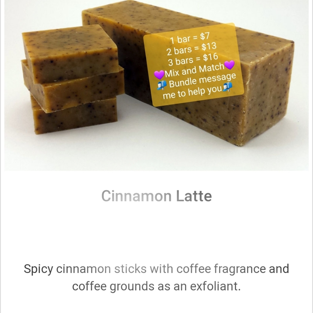 Homemade Cinnamon Latte Hand Soap